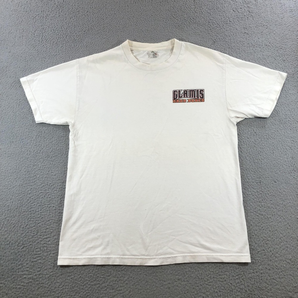 Glamis Sand Dunes Shirt Mens Large White Alstyle Off Road ATV UTV Graphic Tee